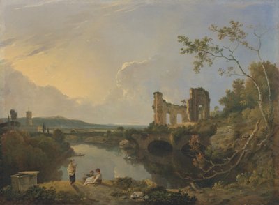 Italienische Landschaft (Morgen) von Richard Wilson